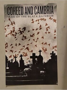 Coheed And Cambria Limited Lithograph #1729/5000 Year Of The Black Rainbow 17x11